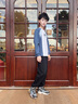 Skechers斯凱奇2025年秋季新款兒童舒適針織長(zhǎng)褲男女款休閑褲子L325K061 碳黑/0018 150 曬單實(shí)拍圖