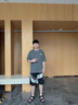 美羅邦 MELOBAN運動短褲男士夏季薄款休閑五分中褲中國風個性拼接直筒沙灘中褲潮 黑色 2XL 參考140-155斤左右 曬單實拍圖