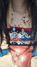 萬寶資漢服瓔珞古風(fēng)項(xiàng)鏈女復(fù)古雙層軟瓔珞宋制明制配飾漢元素頸飾鎖骨鏈 紅色木棉項(xiàng)鏈 曬單實(shí)拍圖