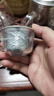 泰光銀樓銀杯子999足銀茶杯雪花銀水杯食用銀酒杯隔熱防燙 銀重12克30毫升 曬單實(shí)拍圖