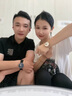 梭倫（SOLLEN）全自動機械情侶手表一對鏤空防水夜光男女表生日禮物送女友送老婆 【貞愛系列】玫黑一對SL522 曬單實拍圖