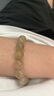 中國黃金（CHINA GOLD）金發(fā)晶手串黃發(fā)晶手鏈招財轉運珠水晶手串首飾教師節實(shí)用生日禮物 【吸金納?！?2mm黃發(fā)晶手串【品牌禮盒】 曬單實(shí)拍圖