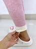 小豬彼特女童校服神器兒童保暖褲內(nèi)穿秋冬中大童德絨秋褲冬季加絨打底褲子 5091紫色【羊毛+德絨/羊羔絨】 150cm 曬單實拍圖