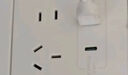 公牛（BULL）開關(guān)插座G12系列一開雙控開關(guān)G12K112象牙白暗裝 曬單實拍圖