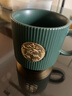 星巴克（Starbucks）墨綠色條紋女神銘牌馬克杯340ml咖啡杯陶瓷杯水杯男畢業(yè)畢業(yè)禮物 曬單實(shí)拍圖