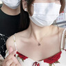 愛的記憶純銀項鏈吊墜項鏈女款2025新款配飾鎖骨鏈輕奢飾品送禮 【禮盒】愛的記憶項鏈-玫瑰金色 曬單實拍圖