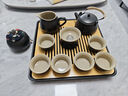 京東京造 茶具整套 功夫茶具陶瓷套裝茶壺茶杯茶盤【黑陶提梁壺】 12件套  曬單實拍圖