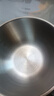 蘇德樂316食品級不銹鋼和面盆洗菜打蛋盆家用廚房涼拌沙拉料理盆直邊盆 17cm單件裝 曬單實拍圖