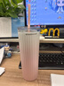 星巴克（Starbucks）粉色漸變不銹鋼吸管杯薯條杯473ml車載保冷保溫保冷杯七夕禮物 曬單實拍圖