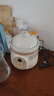 億可熊（iicobear）電燉鍋 分月齡BB煲粥飯鍋嬰兒專用微壓燉盅 寶寶燉湯輔食鍋輔食機(jī) 1.2L奶白色 【四階段分段喂養(yǎng)】 曬單實(shí)拍圖