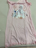 迪士尼愛莎公主女童睡裙冰絲莫代爾兒童睡衣夏季薄款ZF36807-1 粉 130 曬單實拍圖