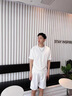 憨小二男士套裝夏季休閑t恤短袖短褲一整套2025跑步運(yùn)動(dòng)健身套裝青少年 華夫格短袖短褲套裝【象牙白】 XL 曬單實(shí)拍圖