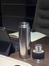 DABRION雙層純鈦保溫杯男士泡茶杯高檔泡茶養生水杯子生日送商務(wù)禮品 香檳色 曬單實(shí)拍圖