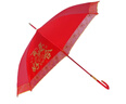 聽(tīng)見(jiàn)時(shí)光結婚紅傘加長(cháng)柄新娘出嫁婚傘蕾絲伴娘傘傳統中式婚慶用品百年好合 曬單實(shí)拍圖