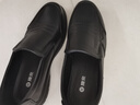 康奈男鞋新款男士商務(wù)休閑皮鞋牛皮套腳舒適一腳蹬男鞋18245067 黑色（5067） 40 曬單實(shí)拍圖