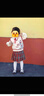 G.DUCKKIDS童裝女童學(xué)院風(fēng)套裝春秋款兒童衣服女孩秋裝中小童女寶洋氣三件套 紅色三件套 110 建議身高100-110體重30-40斤 曬單實拍圖