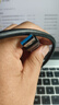 一葉蘭 USB3.0公對公 3USB移動硬盤數(shù)據(jù)連接線3AM雙頭供電 帶輔助供電 兼容USB2.0 曬單實拍圖