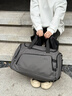 JEEP單肩斜跨包干濕分離獨立鞋倉時(shí)尚大容量PU男款出差運動(dòng)旅行包 磨砂黑 曬單實(shí)拍圖