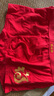 浪莎大紅內(nèi)褲男本命年大紅色龍蛇年平角褲喜慶新年男士短褲鴻運(yùn)組合裝 大紅內(nèi)褲4條 4條 2XL 碼135斤-155斤 曬單實(shí)拍圖