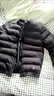 才俏冬季新款小棉服男男韓版修身連帽夾克外套流行休閑棉服男立領(lǐng) 黑色1733 L 曬單實(shí)拍圖