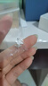 芯奢純銀999足銀鏤空蝴蝶結(jié)耳釘女2024新款養(yǎng)耳洞耳骨釘螺絲擰扣耳飾 蝴蝶結(jié)耳釘-一對 曬單實拍圖