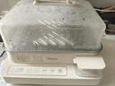 美的（Midea）電蒸鍋 22L三層大容量外置加水蒸鍋電蒸鍋 透明視窗不銹鋼蒸片多用途蒸包子鍋多功能鍋ZGC322301 曬單實(shí)拍圖