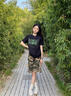 迪伽達(dá)短褲男夏季休閑短褲美式復(fù)古寬松迷彩工裝短褲高街潮流情侶百搭 LPWP-DK33綠色 XL 曬單實(shí)拍圖