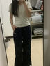 妙戀多夏季2025年新款正肩圓領(lǐng)短袖女裝棉修身低基礎(chǔ)款上衣t恤 圓領(lǐng)短袖【淺灰色】 S 【建議85-95斤】 曬單實拍圖
