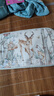 歐孕（OUYUN）嬰兒枕頭兒童苧麻枕可拆卸0-3歲枕頭春夏 林中仙境40cm*24cm 曬單實拍圖