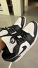 耐克（NIKE）Jordan官方耐克喬丹AJ1女子運(yùn)動(dòng)鞋刺繡板鞋低幫DC0774 101白色/黑/白色 40.5 曬單實(shí)拍圖