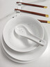 景德鎮(zhèn)陶瓷中式簡約家用高檔創(chuàng)意吃飯碗碟玲瓏無鉛餐具套裝聚會喬遷禮品 【3人家庭配置】玉牡丹餐具-16頭 曬單實拍圖