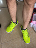 Saucony索康尼菁華15跑鞋男透氣輕量減震跑步鞋訓(xùn)練運(yùn)動(dòng)鞋熒光綠蘭41 曬單實(shí)拍圖
