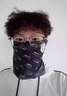 李寧（LI-NING）防曬面罩男女騎行面巾圍脖夏季騎車戶外登山釣魚遮陽圍脖套護(hù)頸 黑灰色 曬單實(shí)拍圖