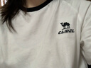 駱駝（CAMEL）夏日純棉T神男女寬松圓領(lǐng)短袖上衣T恤 C35BAXLN056A 無際白 XS 曬單實(shí)拍圖