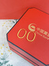 中國黃金（CHINA GOLD）黃金耳環(huán)女士足金橢圓形耳環(huán)純金耳飾生日七夕情人節(jié)禮物送女友 【賀卡定制/聯(lián)系客服】 曬單實拍圖