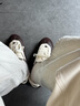 FOOT INDUSTRY 足下工業(yè)「品牌經(jīng)典」芭蕾德訓(xùn)鞋女款無內(nèi)里系列舒適休閑透氣 黑色/古白 39 曬單實拍圖
