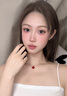 ROS MILLAR18k金玫瑰金色四葉草項(xiàng)鏈女士鎖骨鏈吊墜新款生日禮物送女友 朱砂石項(xiàng)鏈＋證書＋告白禮盒 曬單實(shí)拍圖