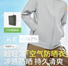 蕉下（beneunder）防曬衣男薄外套皮膚衣服冰絲防紫外線涼感透氣夏戶外TS40724灰L 曬單實拍圖