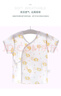 小三月新生嬰兒衣服夏天薄款上衣0-1歲半男女寶寶夏季長(zhǎng)袖莫代爾空調(diào)服 F2（粉+白）2件 73碼，16-18斤寶寶 曬單實(shí)拍圖