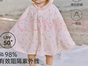 babylove嬰兒防曬斗篷夏季涼感防曬衣寶寶披風(fēng)防紫外線連帽薄外套夏裝 曬單實拍圖
