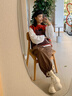 EXULL依思Q女鞋2025春秋季新款小白鞋厚底增高小個(gè)子板鞋潮流經(jīng)典休閑女鞋子 白色【現(xiàn)貨現(xiàn)發(fā)】 37 曬單實(shí)拍圖