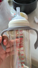 日康（rikang）奶瓶 PPSU寬口兩用吸管奶瓶1-6歲大容量直飲杯 360ML N1070-2 灰 曬單實(shí)拍圖
