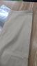 啄木鳥（TUCANO）休閑褲男士夏季商務(wù)休閑直筒修身純色百搭長西裝褲男裝 卡其34 曬單實(shí)拍圖