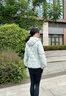 波司登【90鵝絨】短款輕薄羽絨服女菱格紋連帽保暖外套B250131028 曬單實拍圖