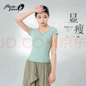 小茉莉舞蹈小茉莉舞蹈服女成人基訓(xùn)短袖上衣形體服芭蕾舞中國(guó)舞練功服顯瘦 曬單實(shí)拍圖