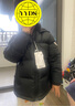 保姆鵝 兒童羽絨服寶寶加厚白鴨絨外套男童女童保暖防風(fēng)冬裝 黑 130 曬單實(shí)拍圖