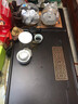 茗石齋花梨木茶臺實(shí)木茶盤(pán)新中式功夫茶具套裝家用高檔全自動(dòng)電磁爐一體 烏檀木 90*45*5cm單茶盤(pán)帶K9電器 曬單實(shí)拍圖