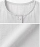 無印良品（MUJI）大童 強(qiáng)捻 短袖連衣裙 女童童裝裙子純棉25年夏季 CB1NHA5S 淺灰色 150 /68A 曬單實(shí)拍圖