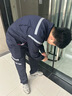 耐帝春秋防靜電工作服套裝男長袖反光工裝加油站中石化工程電工勞保服 【套裝】深藍色-（國標認證） L (170) 【建議120-140斤穿】 曬單實拍圖