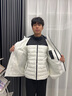 波司登（BOSIDENG）25新【疊變】三合一機能沖鋒衣鵝絨羽絨服男女同款外套B250331320 云溪白/黑藏青 XL 175/96A 體重約130-140斤 曬單實(shí)拍圖